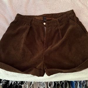 corduroy shorts